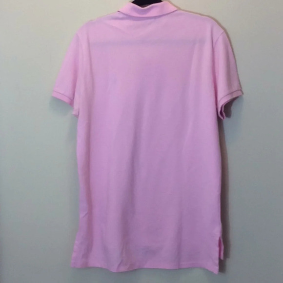 Polo by RL Custom Fit Pink Shirt Blue Pony Size L - Picture 8 of 9